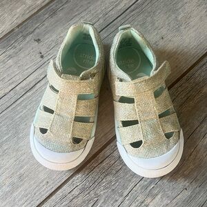 StrideRide Gold Sneakers